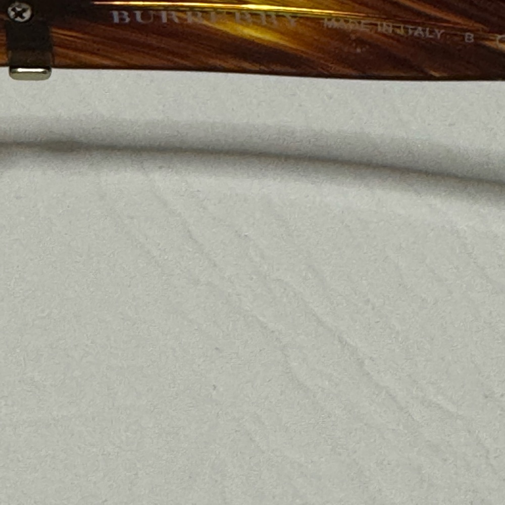 Burberry Brown and Gold Tortoiseshell Glasses - Picture 7 of 8